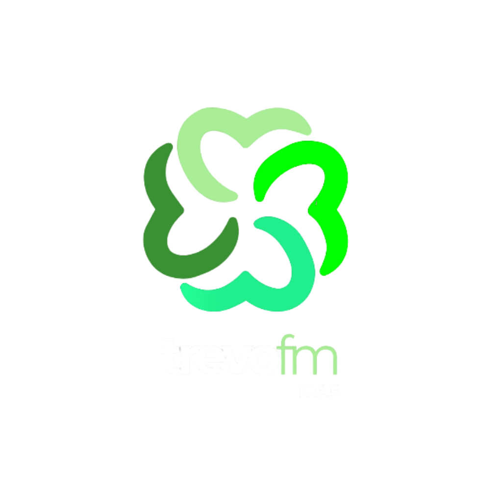 Identidade visual da Trevo FM enquanto a capa da música não está disponível